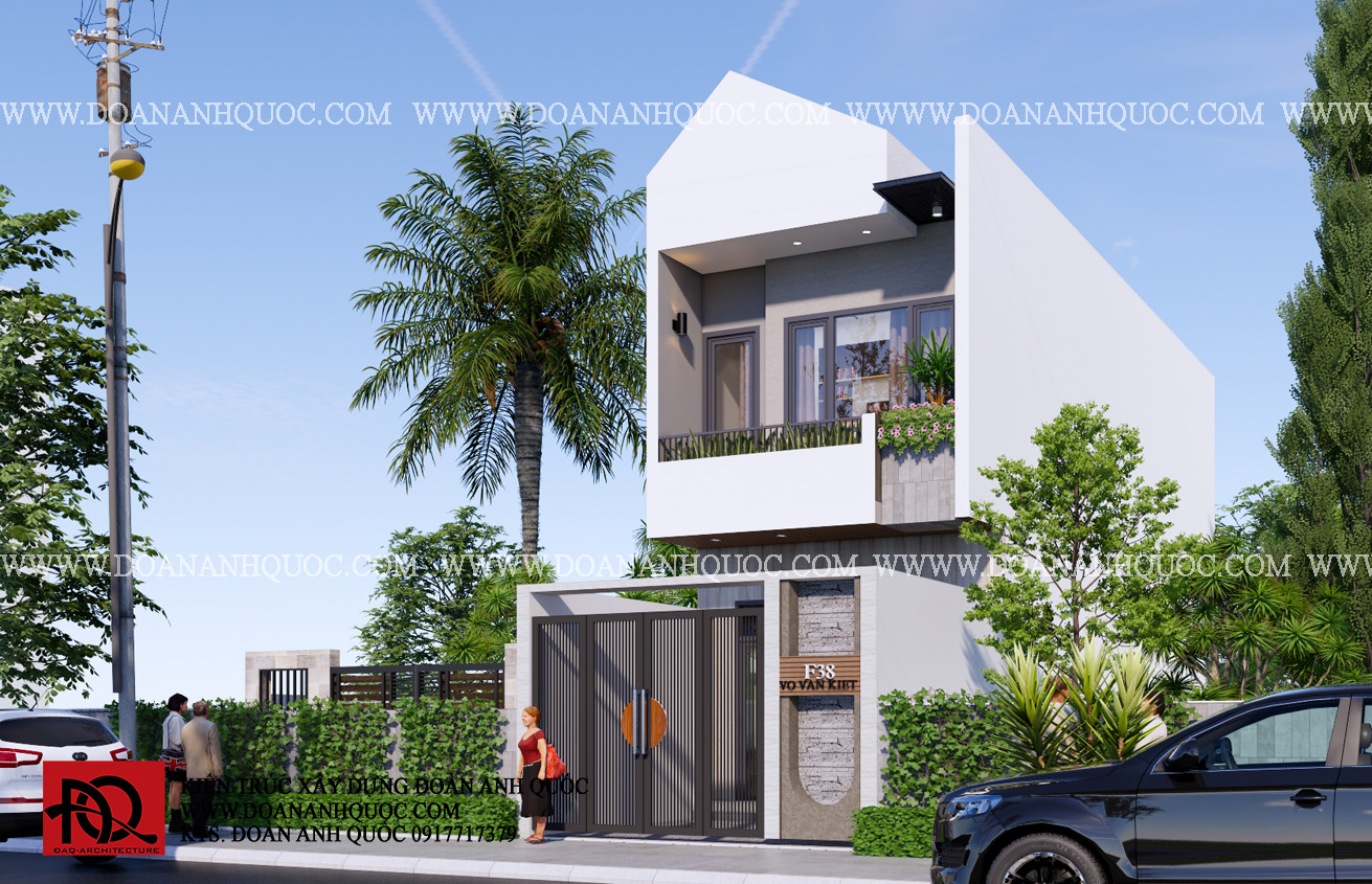 Thiết kế nhà phố đẹp 5x15m  tại Phan thiết- Bình Thuận_ MS24
