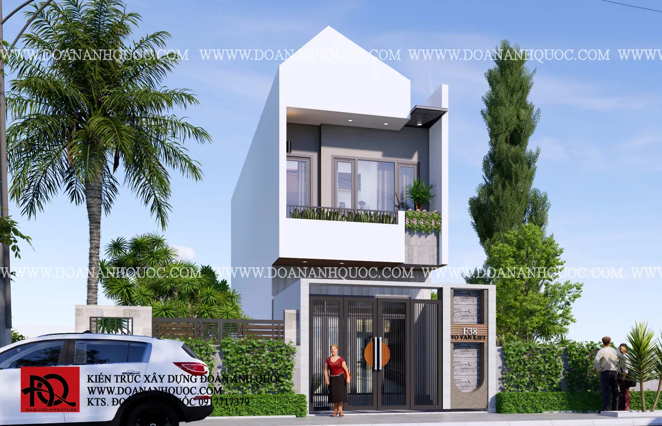 Thiết kế nhà phố đẹp 5x15m  tại Phan thiết- Bình Thuận_ MS24