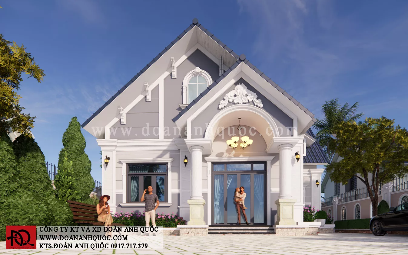 Mẫu nhà cấp 4 đẹp năm 2021 tại Phan Thiết – thiết kế nhà cấp 4 mái thái - MS 31