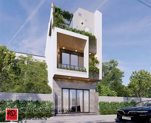 Thiết kế nhà đẹp 2022 Phan Thiết - Nhà phố 3 tầng hiện đại
