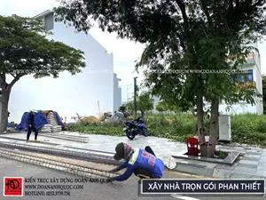 Thi công trọn gói nhà phố 3 tầng hiện đại bậc nhất phố biển Rạng Đông Phan Thiết