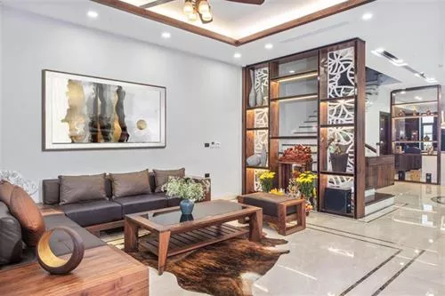 Công ty TNHH Kiến trúc Xây dựng Đoàn Anh Quốc - Mẫu vách ngăn cầu thang đẹp mắt dành cho nhà phố biệt thự