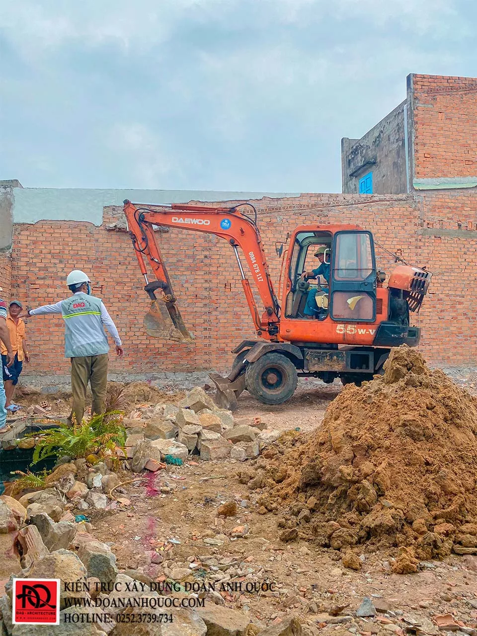 Chào đón công trình thực tế nhà phố 3 tầng hiện đại đang thi công tại Khu Văn Thánh 3 - Phan Thiết