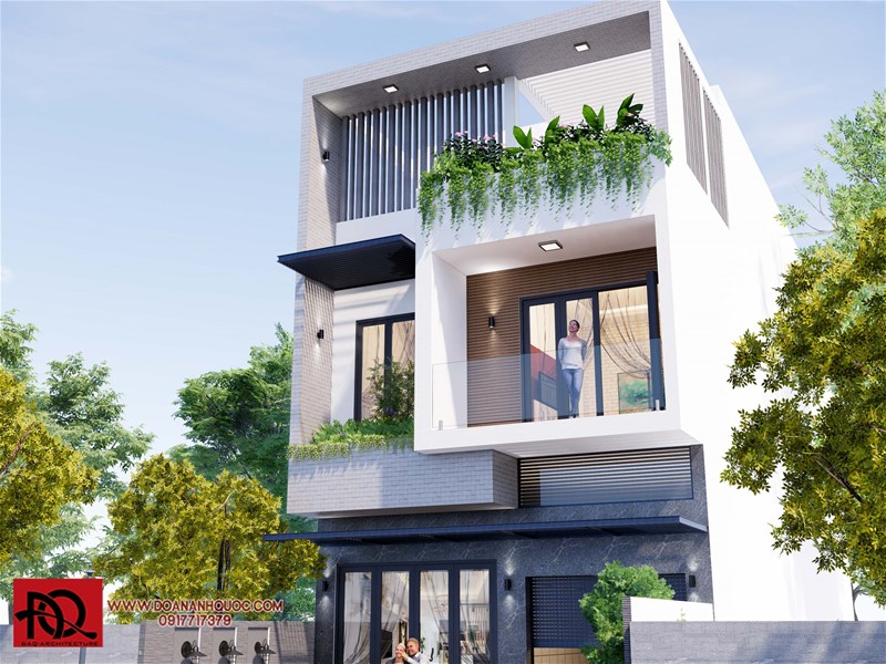 thiết kế nhà phố phan thiết