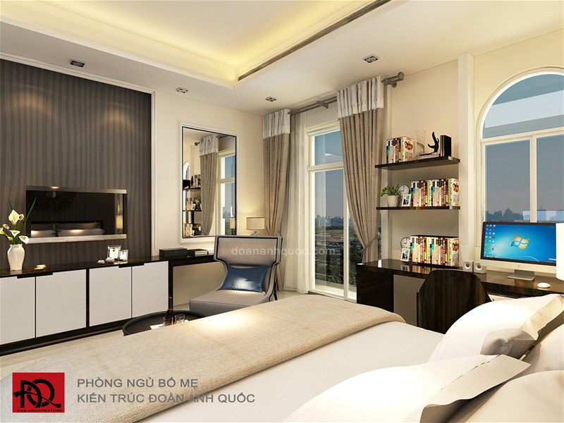 phòng ngủ biệt thự